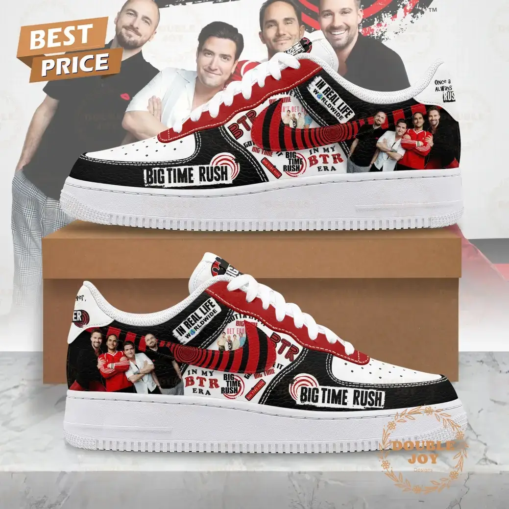 Big Time Rush 2025 In Real Life Worldwide Limited Edition Air Force 1 Sneakers