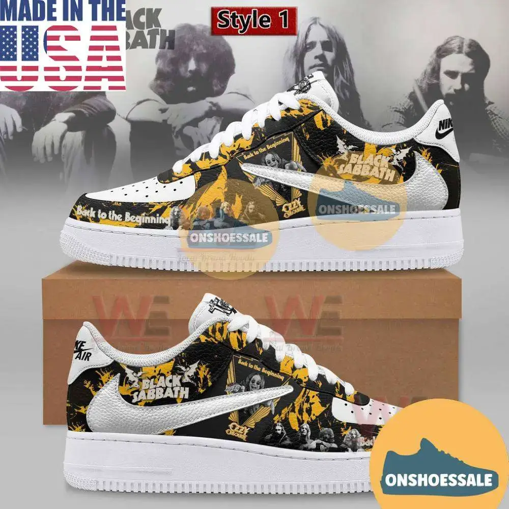 Black Sabbath Back To The Beginning Air Force 1 Shoes - Best Gift Shoes