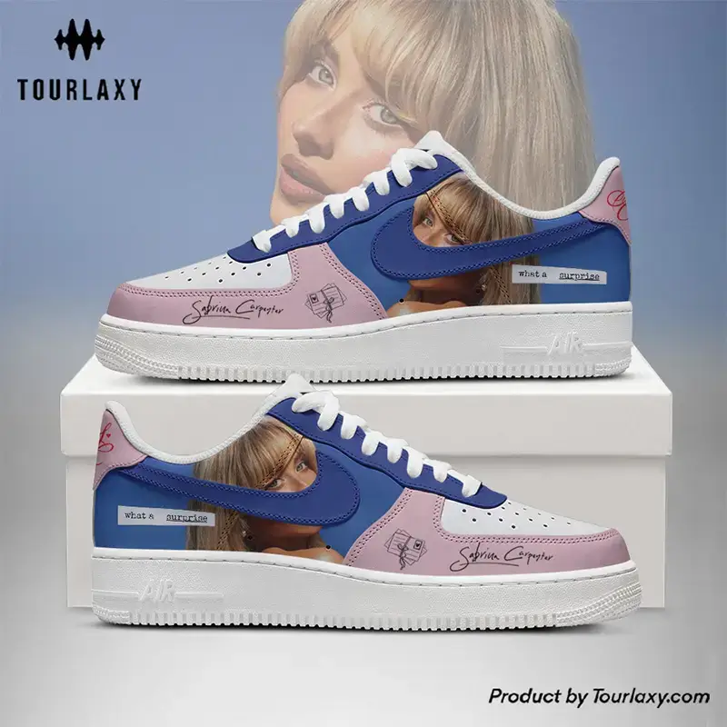 Blue Pink Sabrina Carpenter Air Force 1 Shoes 