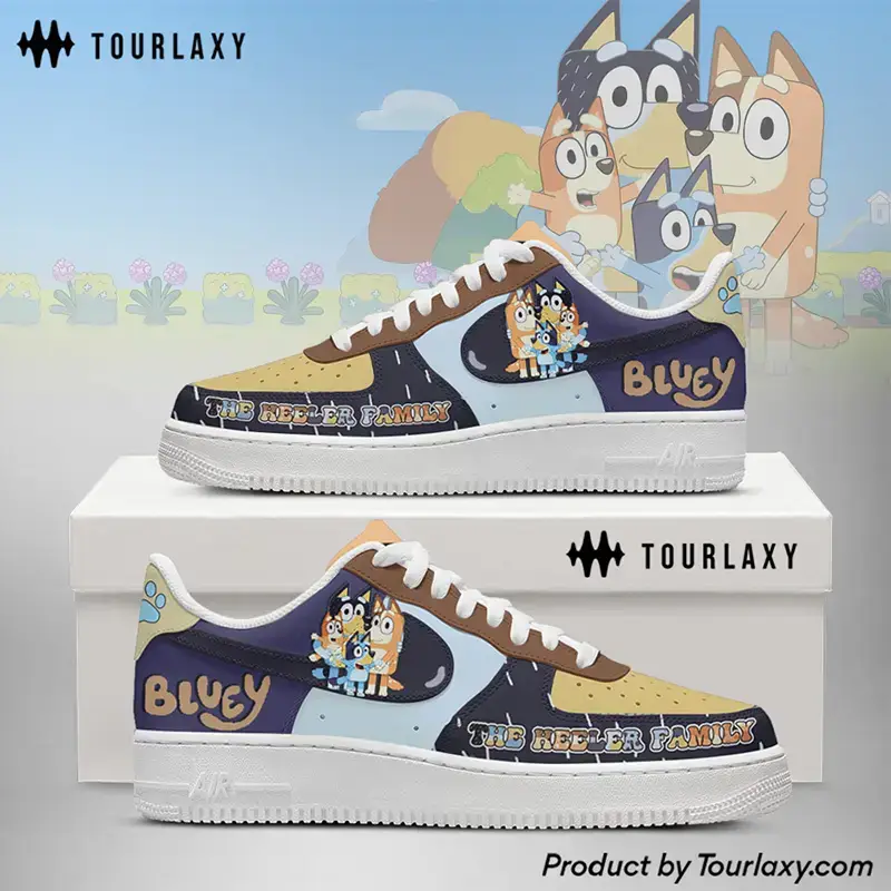 Bluey 2 Bluey Cartoon Air Force 1 Shoes 