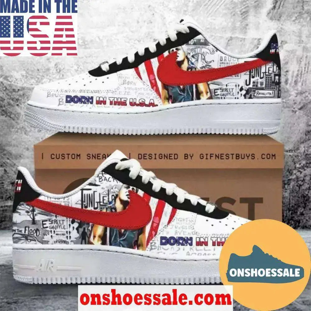 Bruce Springsteen The E Street Band Air Force 1 Shoes Sneaker, Gift For Fans - Best Gift Shoes