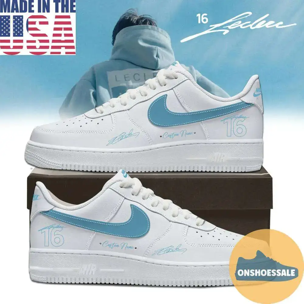Charles Leclerc Signature Spring 2026 Custom Name Air Force 1 Shoes, Gift For Fans - Best Gift Shoes