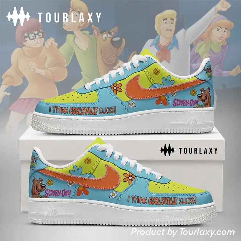 Coolsville Scooby Doo Air Force 1 Shoes 