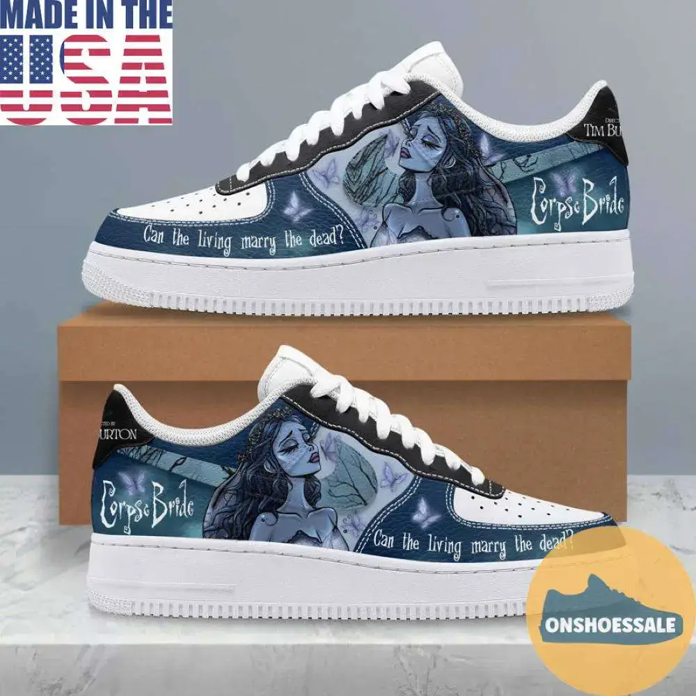 Corpse Bride Air Force Shoes, Gift For Fans - Best Gift Shoes