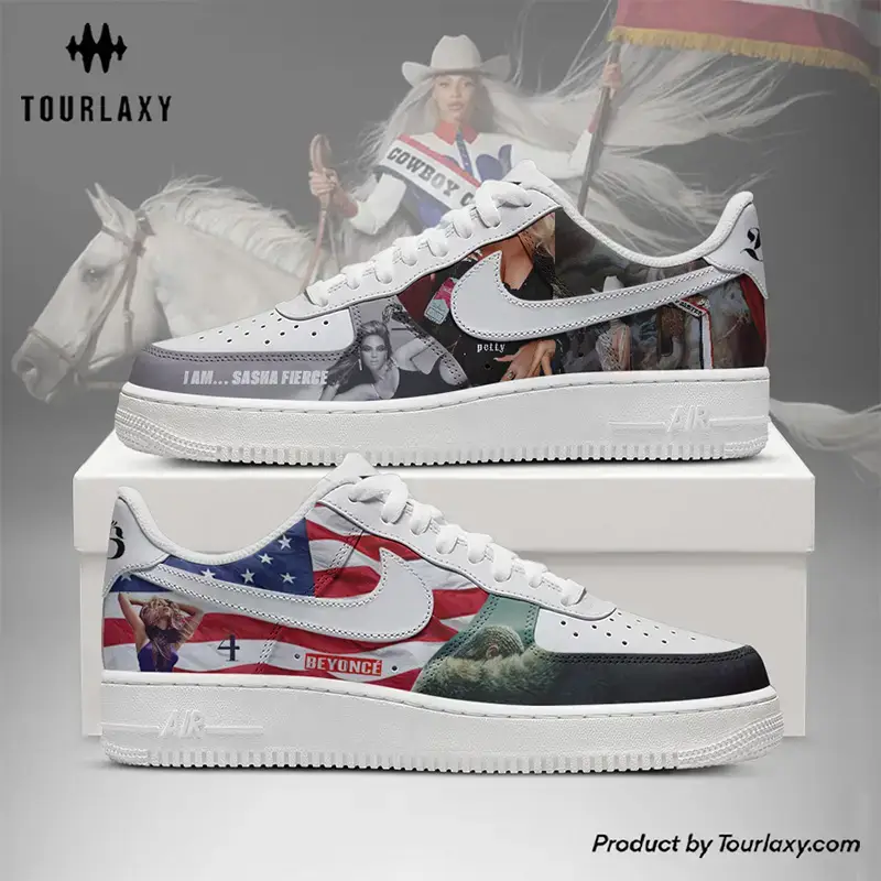 Cowboy Carter V8 Beyonce Air Force 1 Shoes 