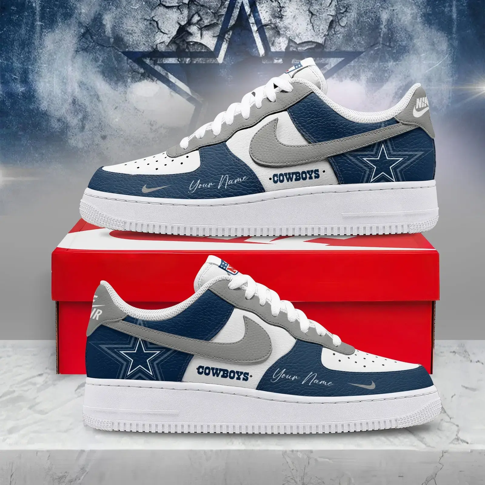 Dallas Cowboys | Premium Air Force 1 Victory Pride Limited Edition 