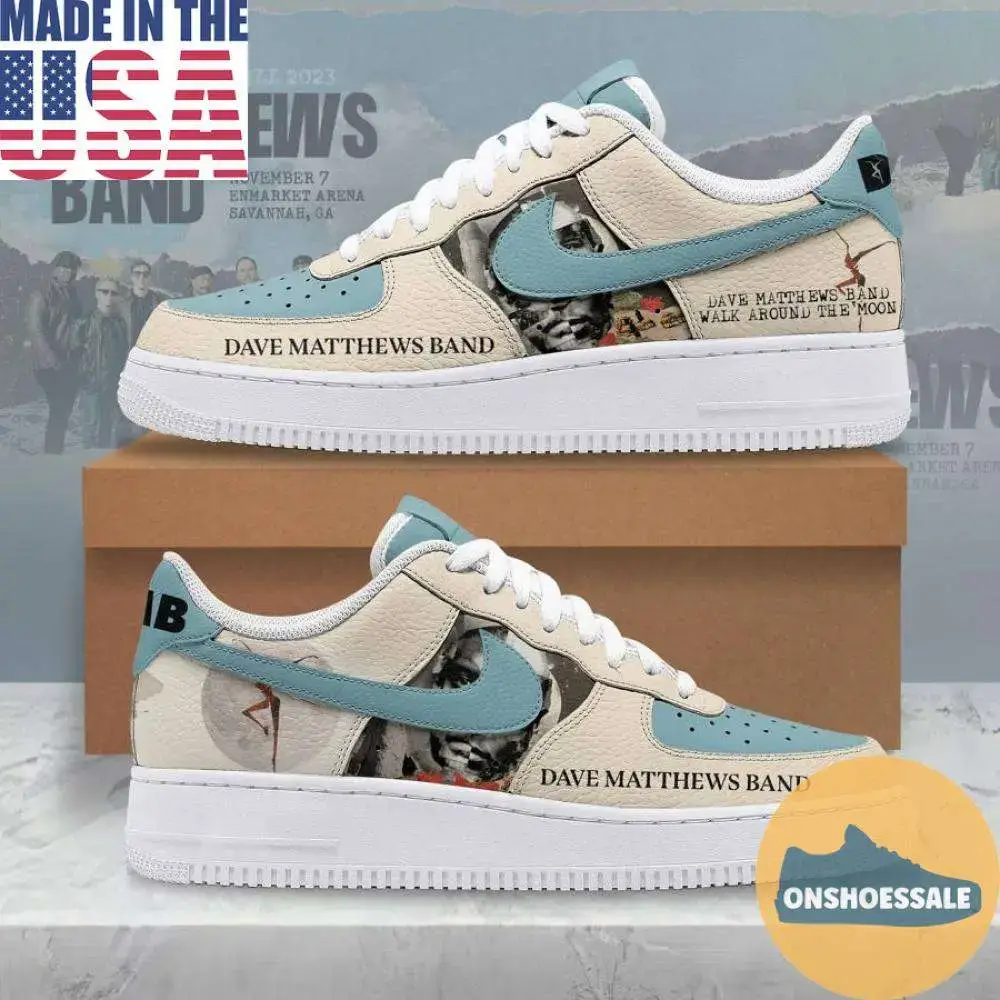 Dave Matthews Band Walk Around the Moon Nike Air Force, Gift For Fans - Best Gift Shoes