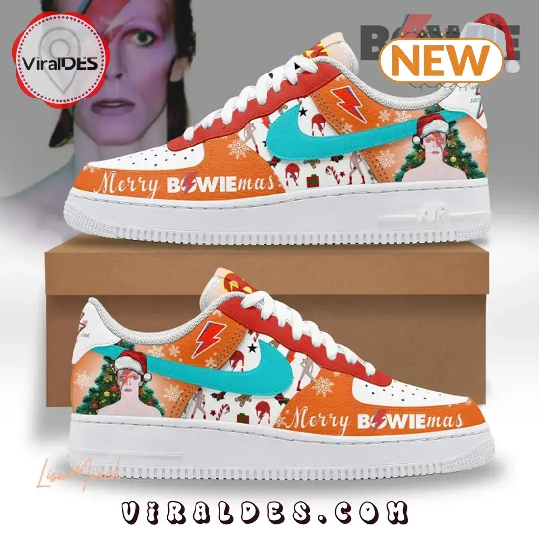 David Bowie - Merry Bowiemas Christmas Air Force 1