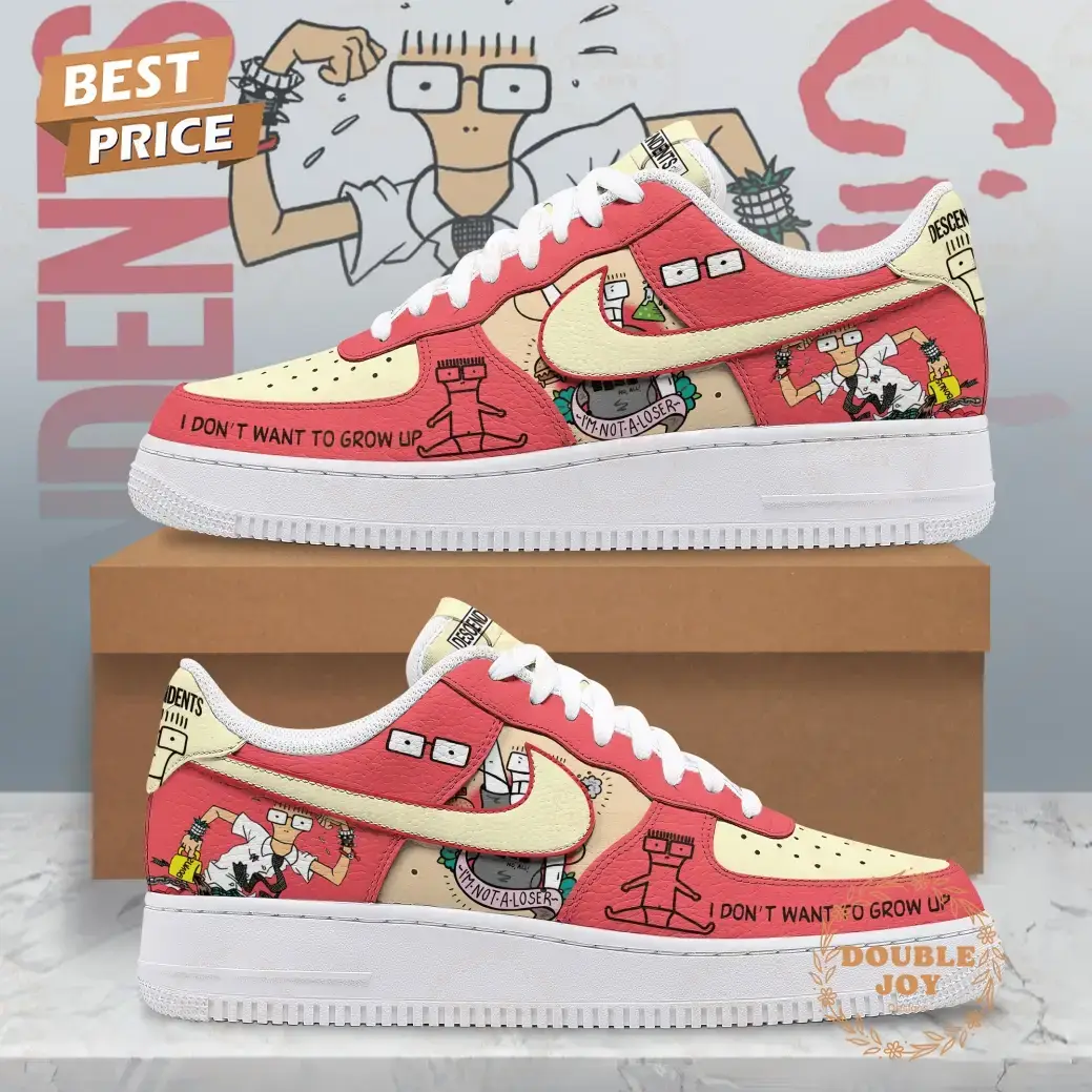 Descendents I Don't Want To Grow Up Limited Edition Air Force 1 Sneakers