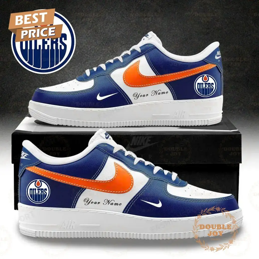 Edmonton Oilers 2025 Custom Name New Limited Edition Air Force 1 Sneakers