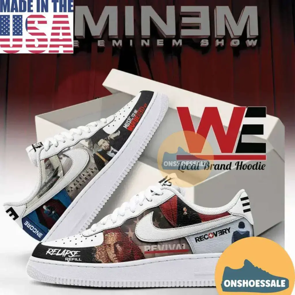 Eminem Recovery Nike Air Force 1 Shoes, Gift For Fans - Best Gift Shoes