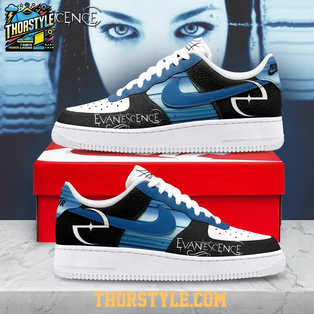 Evanescence 2025 Be Fallen Rock Personalized Air Force 1 Shoes