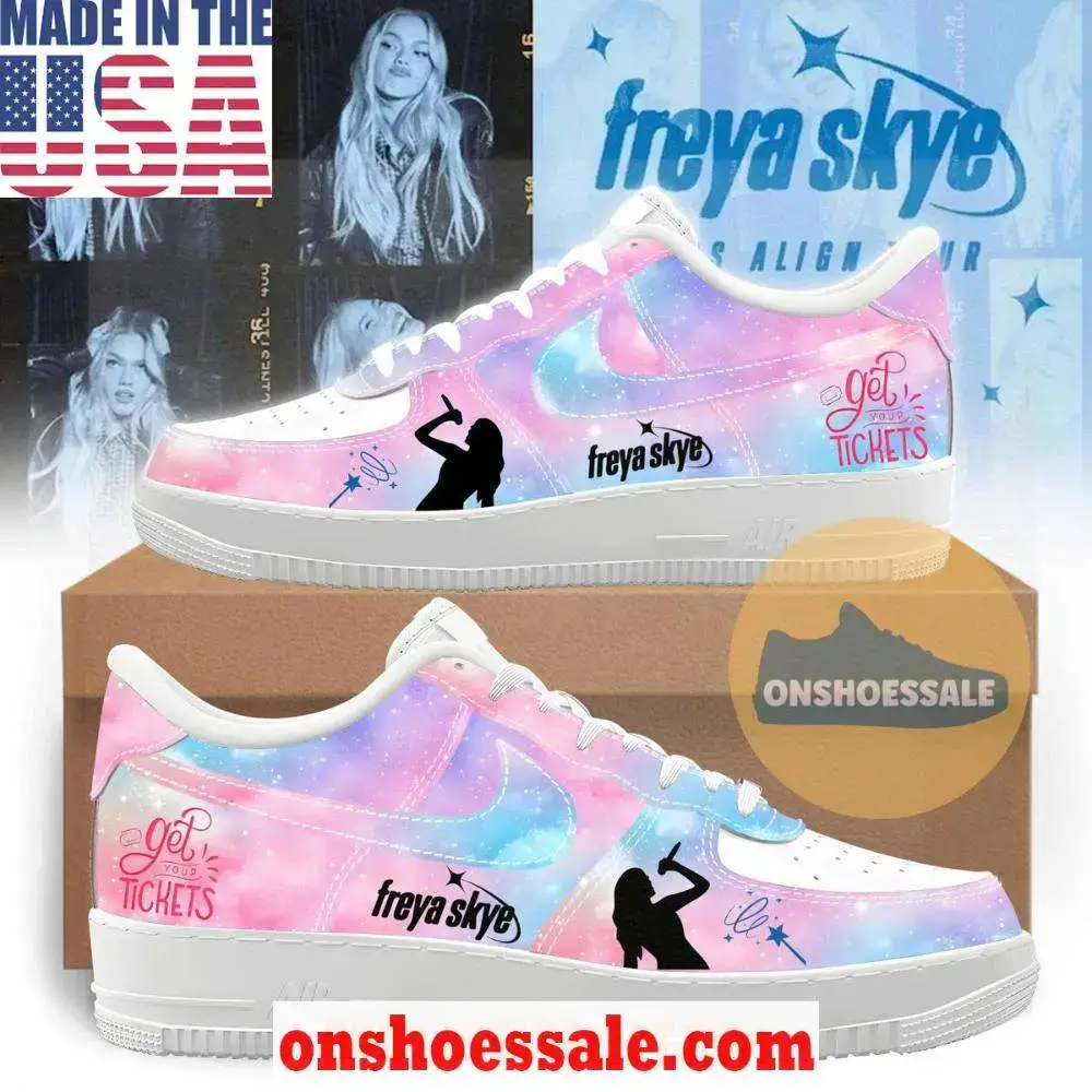 Freya Skye Stars Align Tour 2026 Air Force 1 Shoes, Gift For Fans - Best Gift Shoes