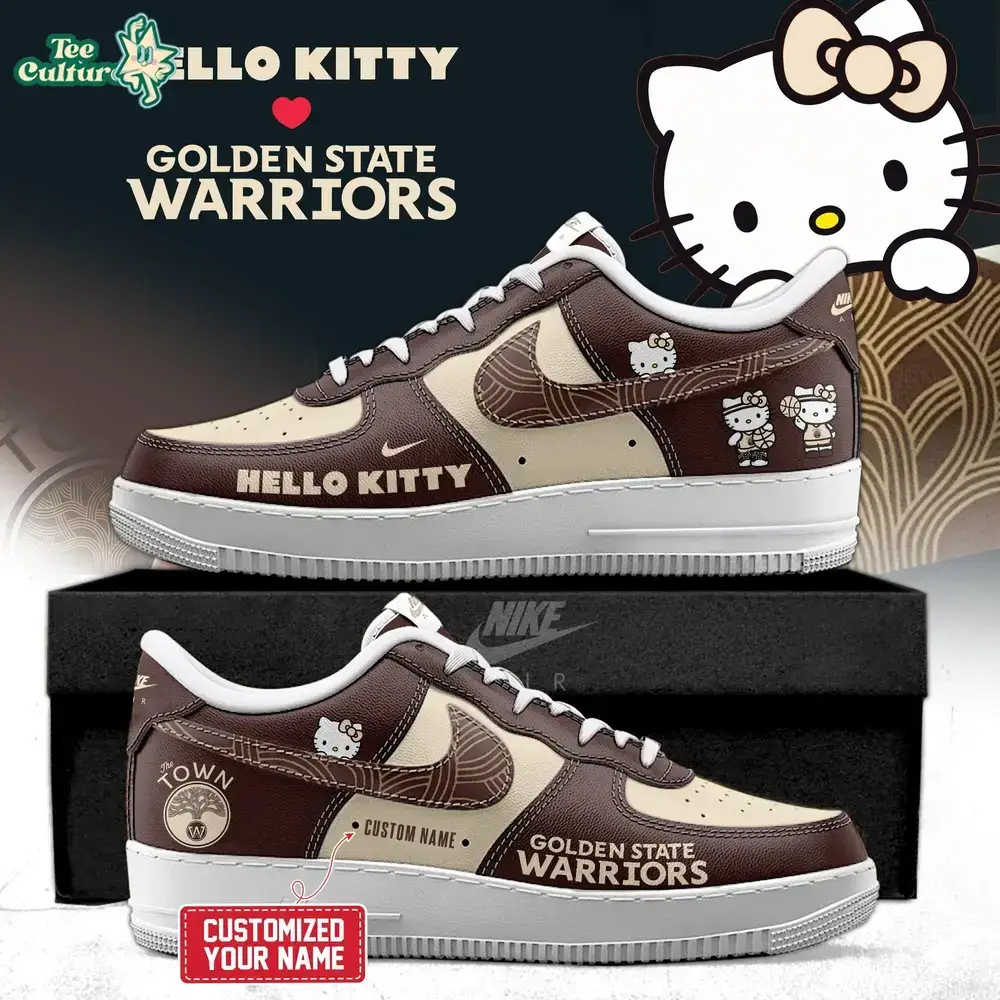Golden State Warriors x Hello Kitty Night 2026 Special Edition Air Force 1 Sneakers
