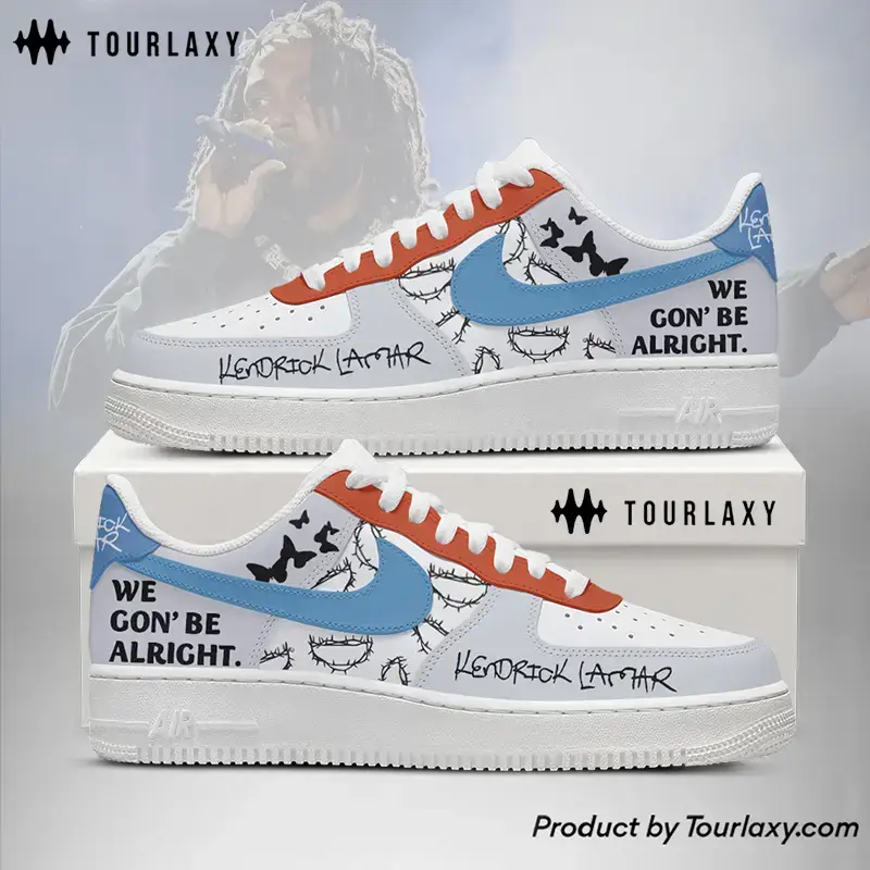 Gon'Be Alright Kendrick Lamar Air Force 1 Shoes 