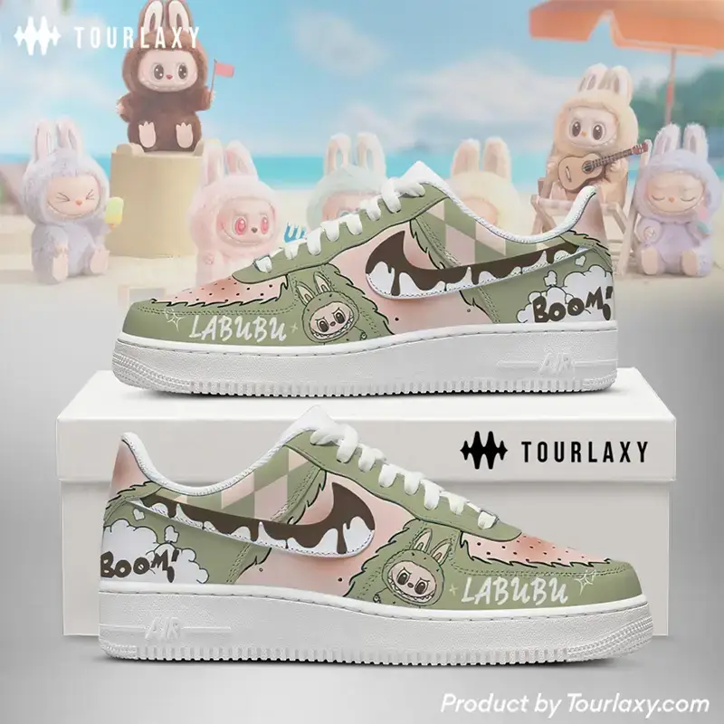 Green Grape 1 Labubu Air Force 1 Shoes  
