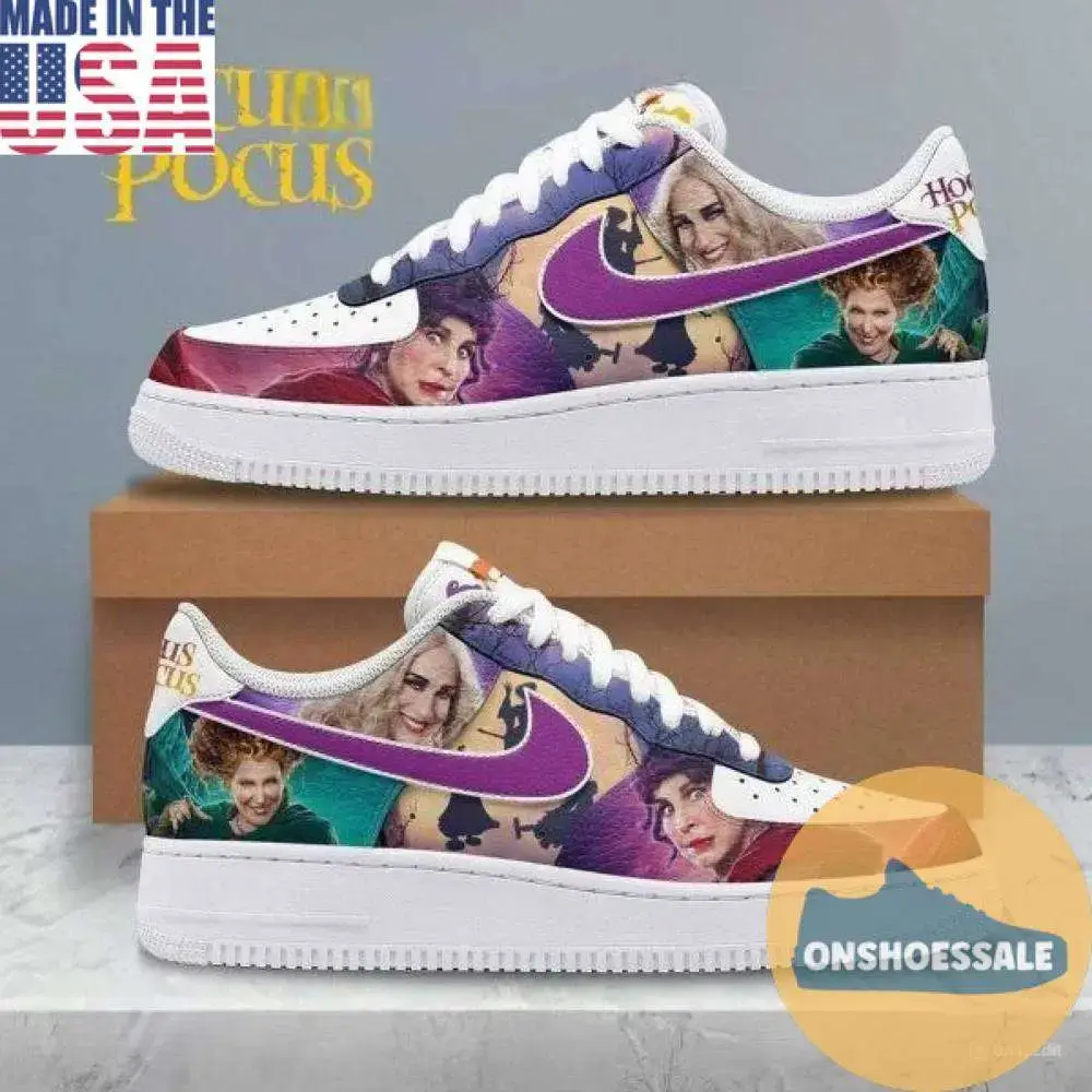 Hocus Pocus The Spooky Time In Halloween Air Force 1 Shoes, Gift For Fans - Best Gift Shoes
