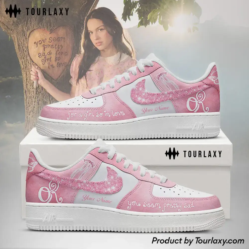 In Love Olivia Rodrigo Air Force 1 Shoes V1 