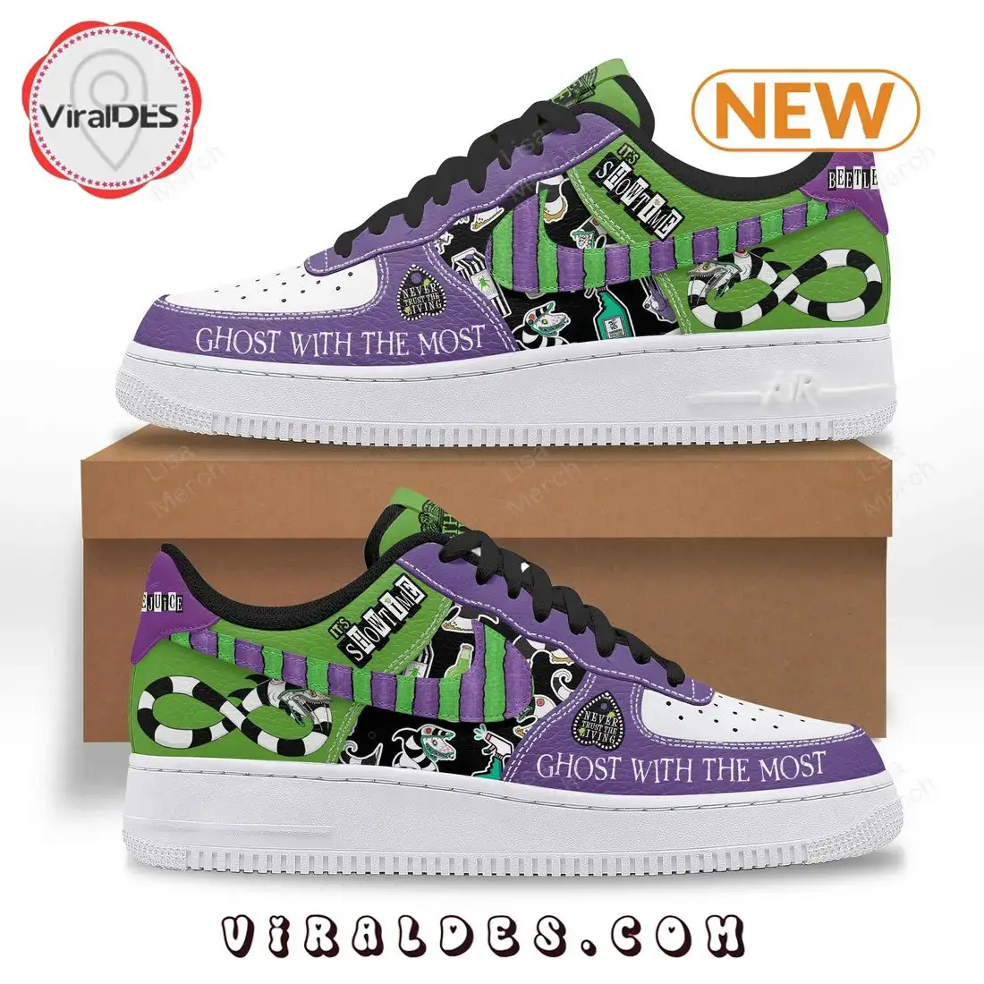 It's Showtime Beetlejuice Air Force 1, Halloween Gifts