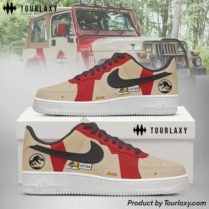 Jeep Wrangler Jurassic Park Air Force 1 Shoes 