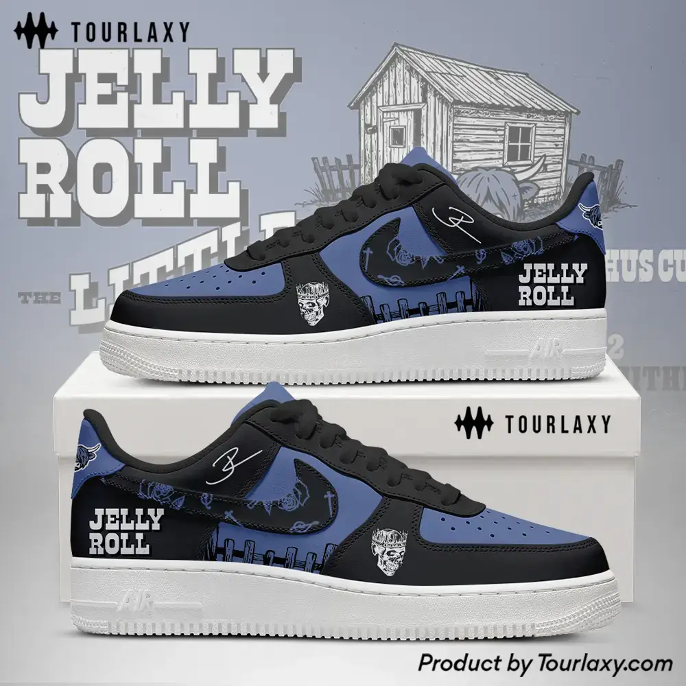 Jelly Roll Little Ass Tour 2026 Air Force 1 Shoes 
