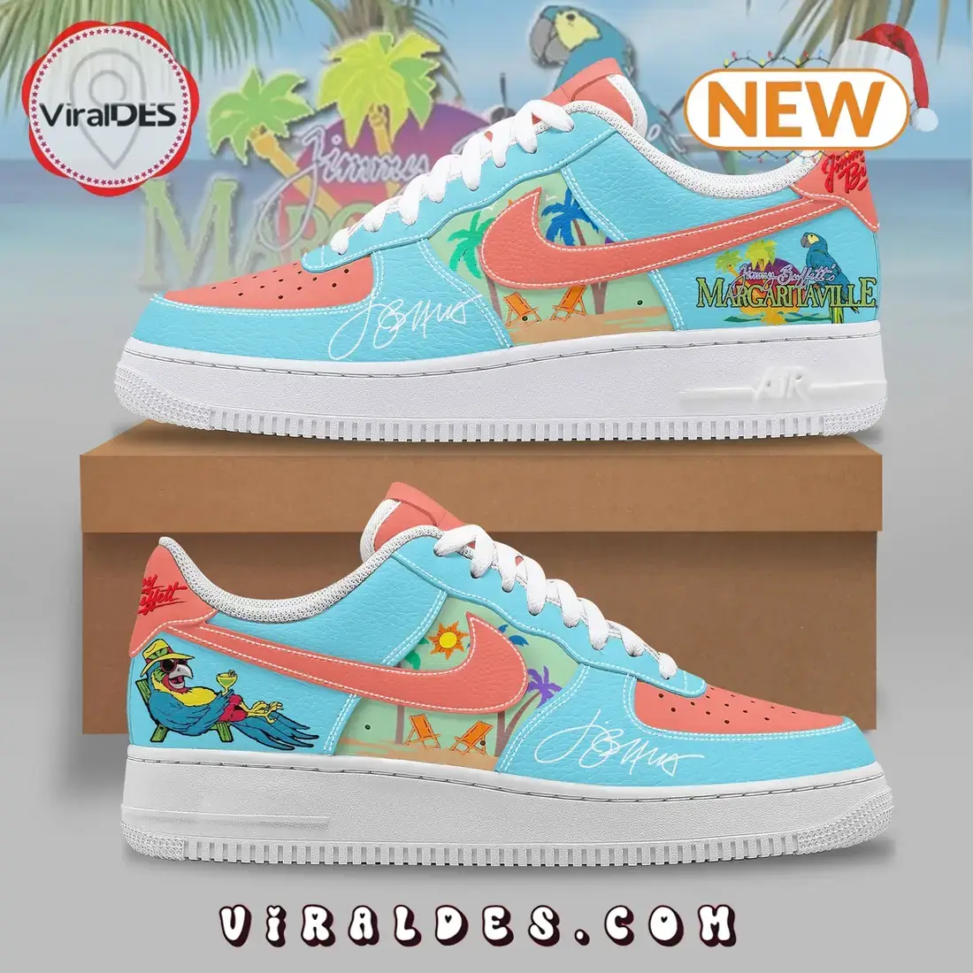 Jimmy Buffett's Margaritaville Air Force 1 Sneakers