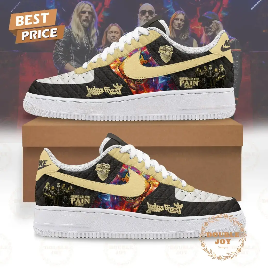 Judas Priest Shield Of Pain 2025 Limited Edition Air Force 1 Sneakers