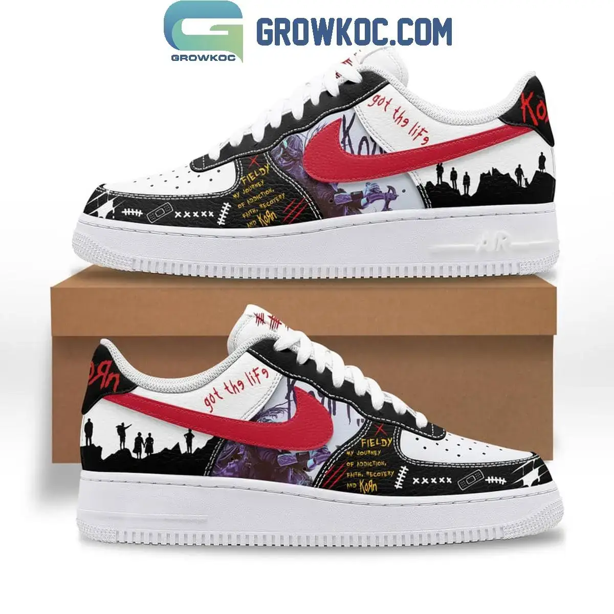 Korn Got The Life Air Force 1 Shoes