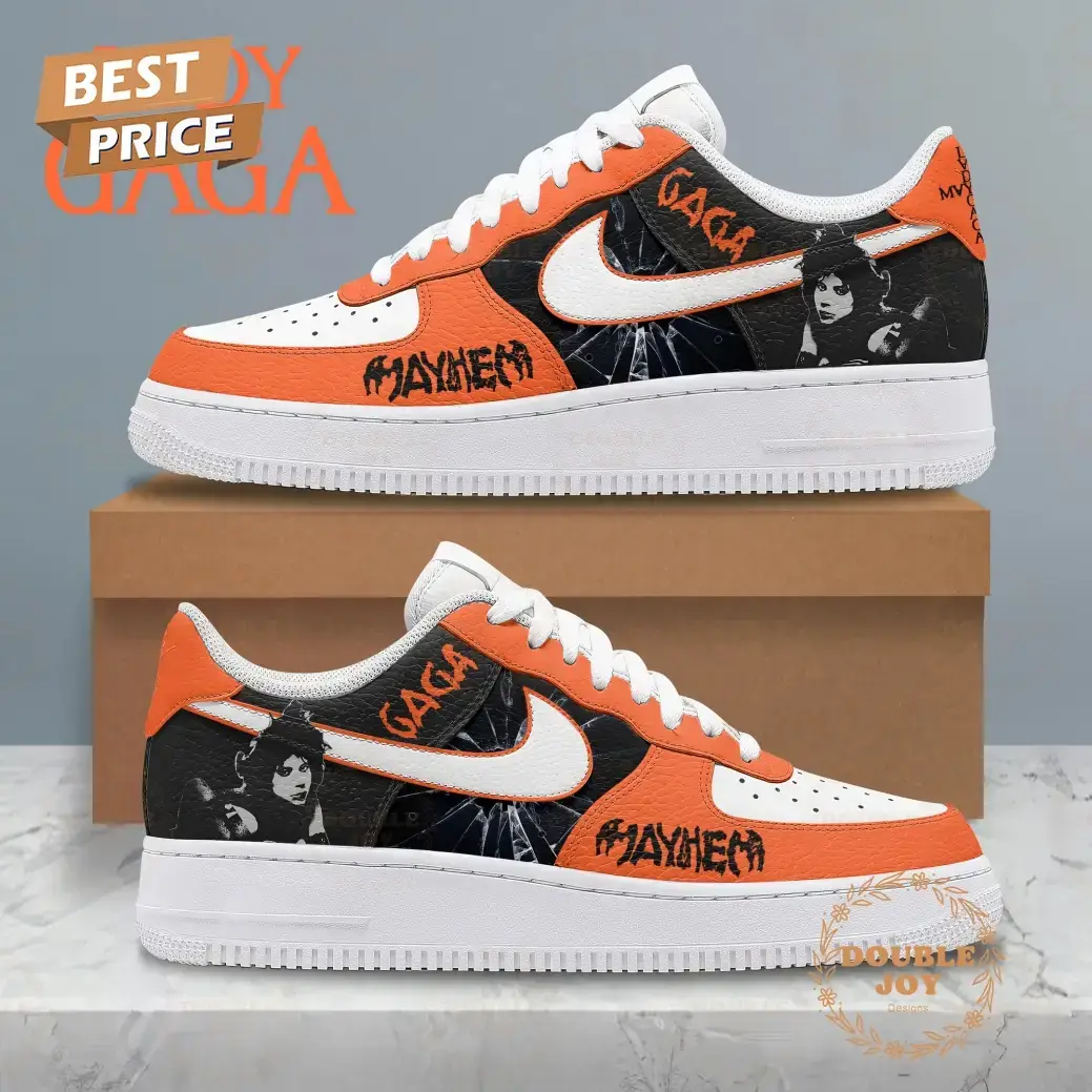 Lady Gaga "Mayhem" 2025 Air Force 1 Sneakers