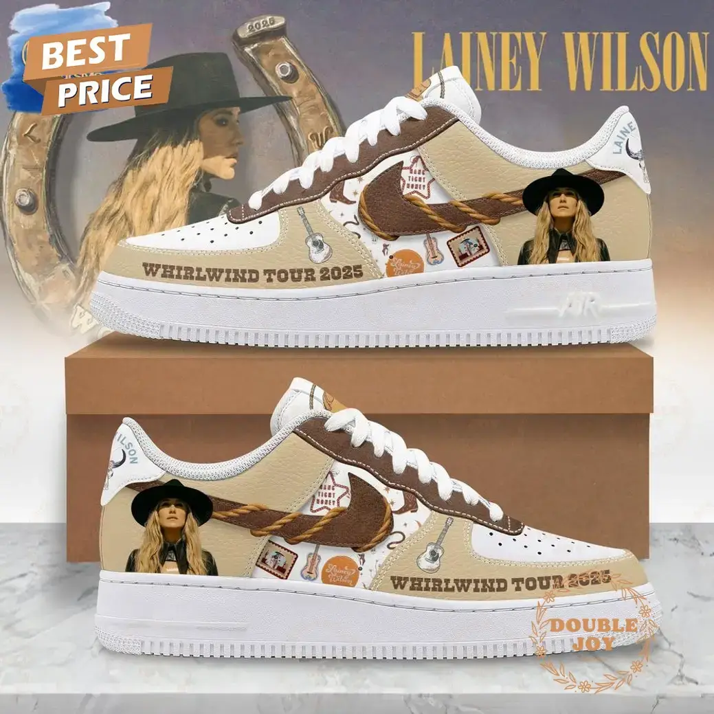 Lainey Wilson 2025 Whirlwind World Tour Limited Edition Air Force 1 Sneakers