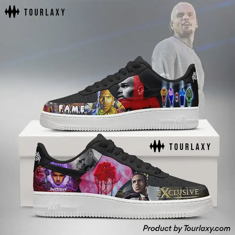 Legacy Chris Brown Air Force 1 Shoes 
