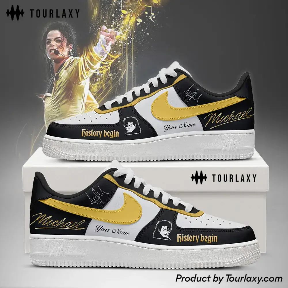 Legendary Michael Jackson V2 Air Force 1 Shoes 