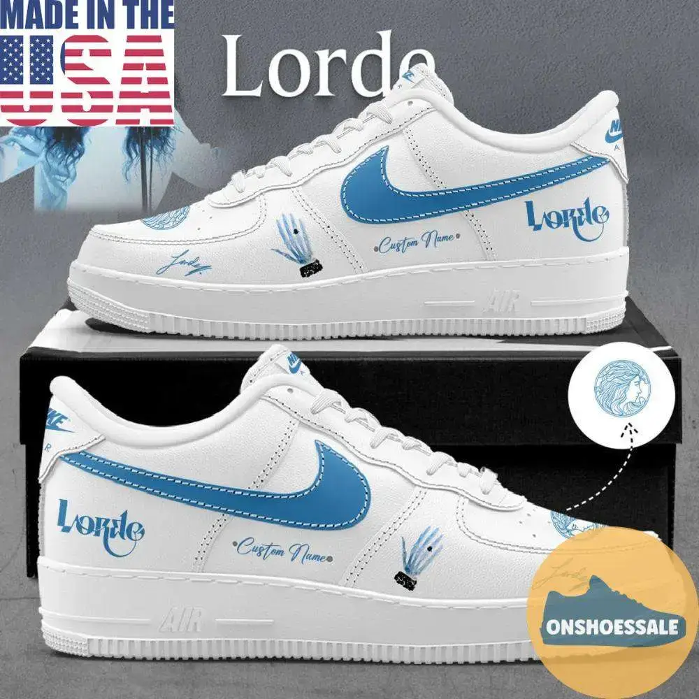Lorde Ultrasound World Tour 2025-2026 Custom Name Air Force 1 Shoes, Gift For Fans - Best Gift Shoes