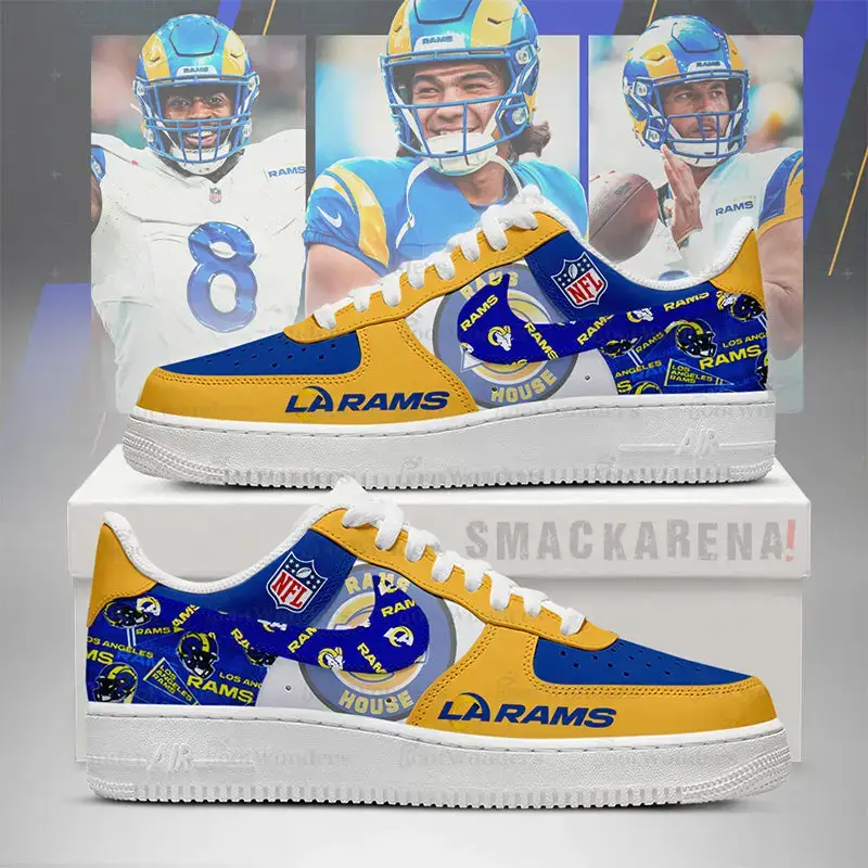 Los Angeles Rams Air Force 1 Shoes - NFL Fan Edition | KY84