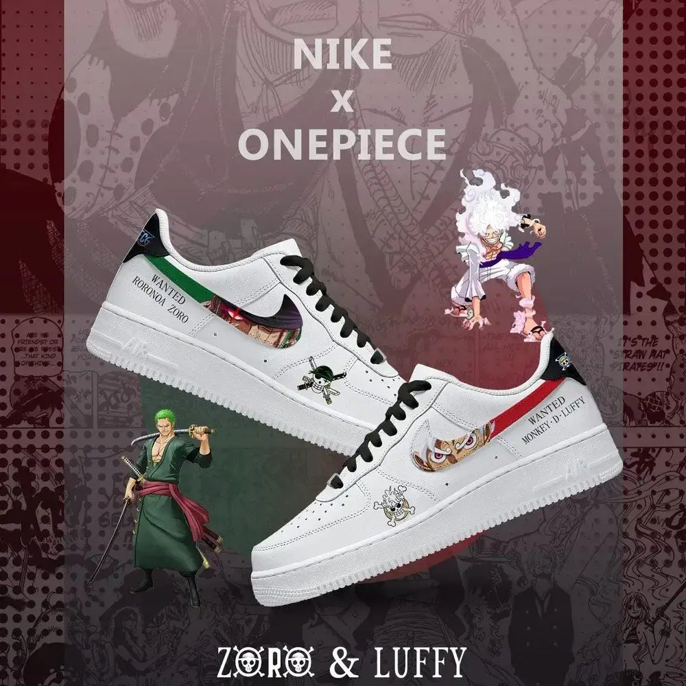 Luffy vs Zoro One Piece Limited Low Top Shoes