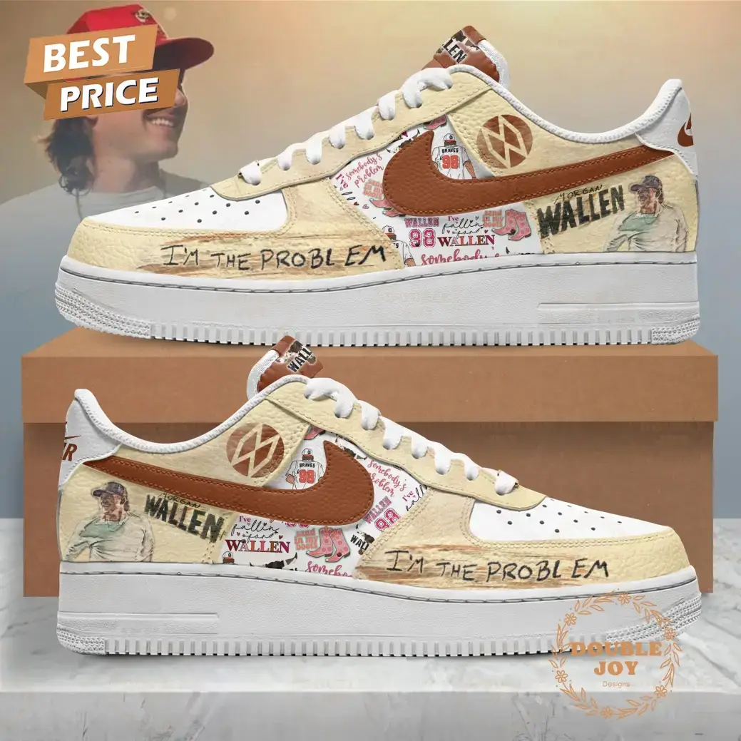 Morgan Wallen 2025 I'm The Problem Limited Edition Air Force 1 Sneakers
