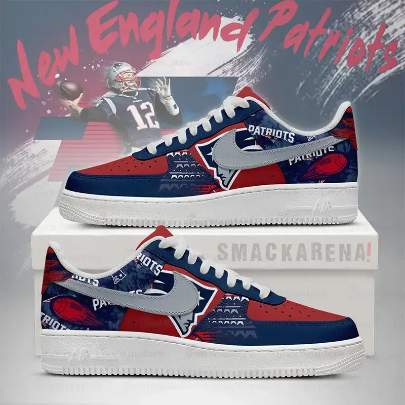 New England Patriots Air Force 1 Shoes - NFL Fan Edition | AP86