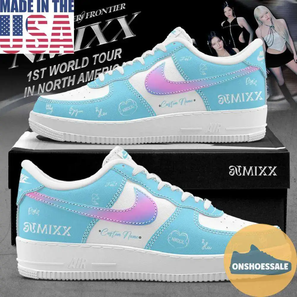 Nmixx 1st World Tour 2026 Episode 1 Zero Frontier Custom Name Air Force 1 Shoes, Gift For Fans - Best Gift Shoes