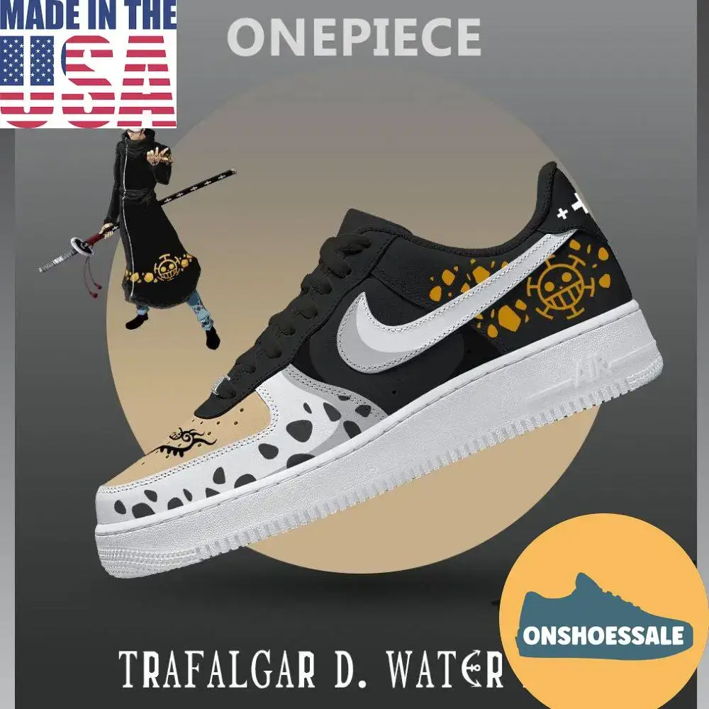 One Piece Trafalgar D Water Law Air Force 1 Shoes, Gift For Fans - Best Gift Shoes