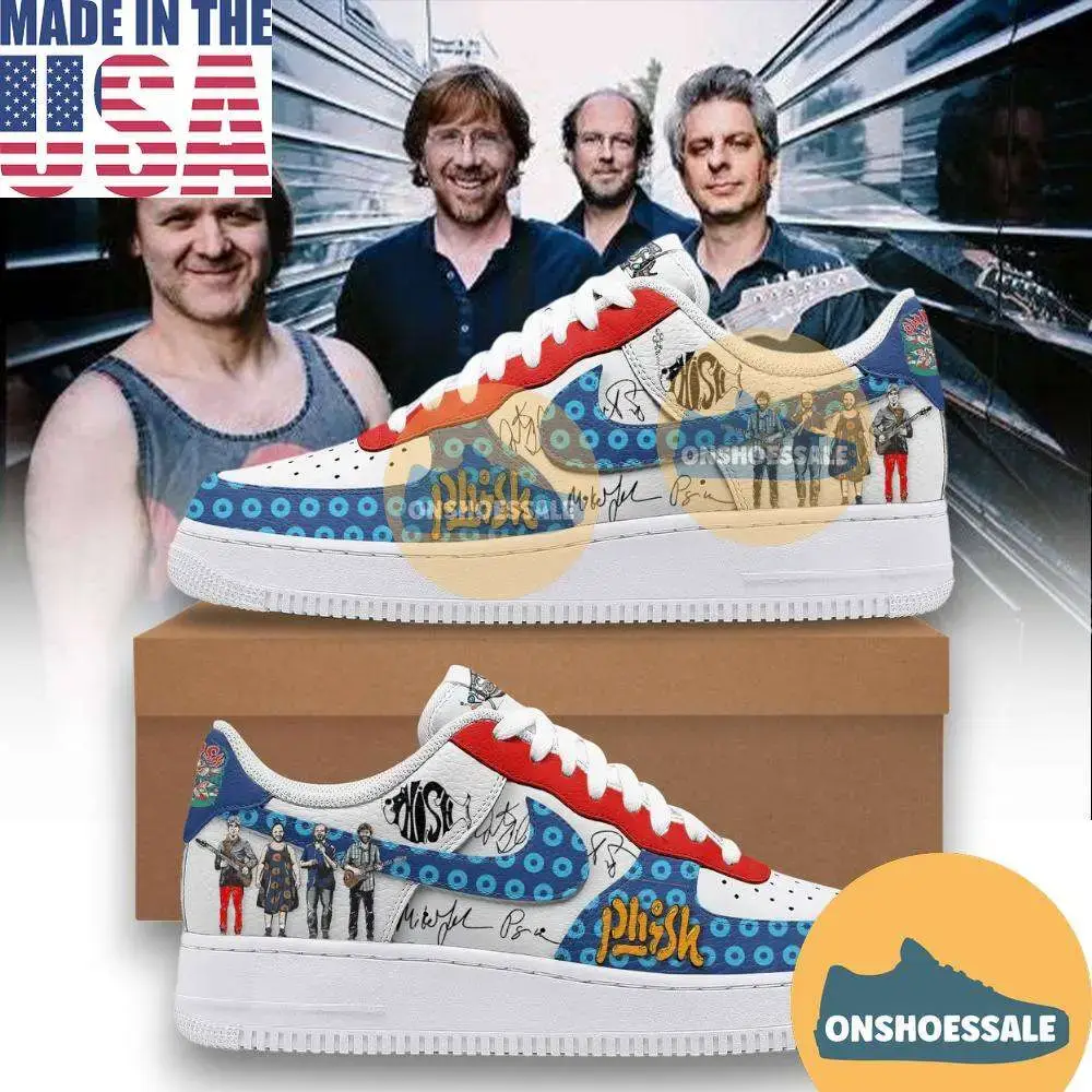 Phish Band Nike Air Force 1 Shoes - Best Gift Shoes