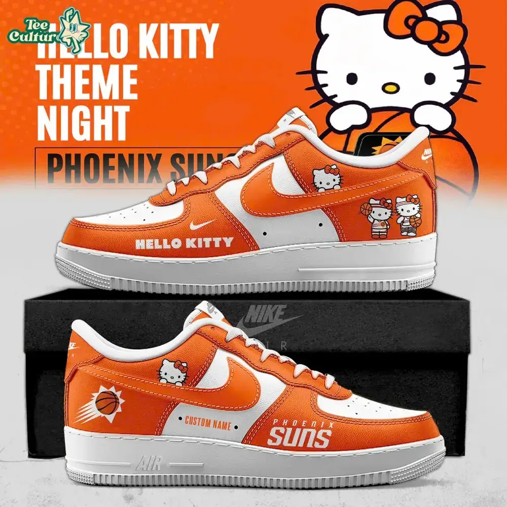 Phoenix Suns x Hello Kitty Night 2026 Special Edition Air Force 1 Sneakers