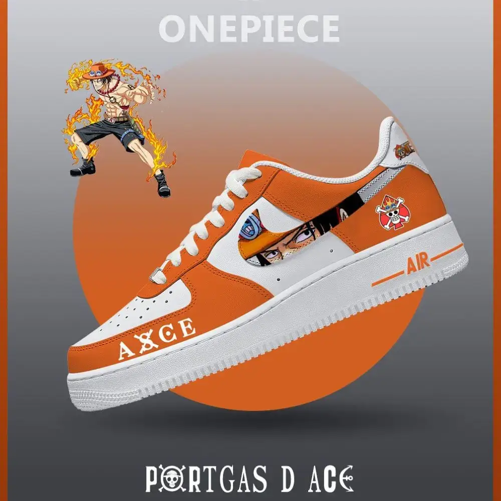 Portgas D Ace No.1 One Piece Air Force 1 Shoes