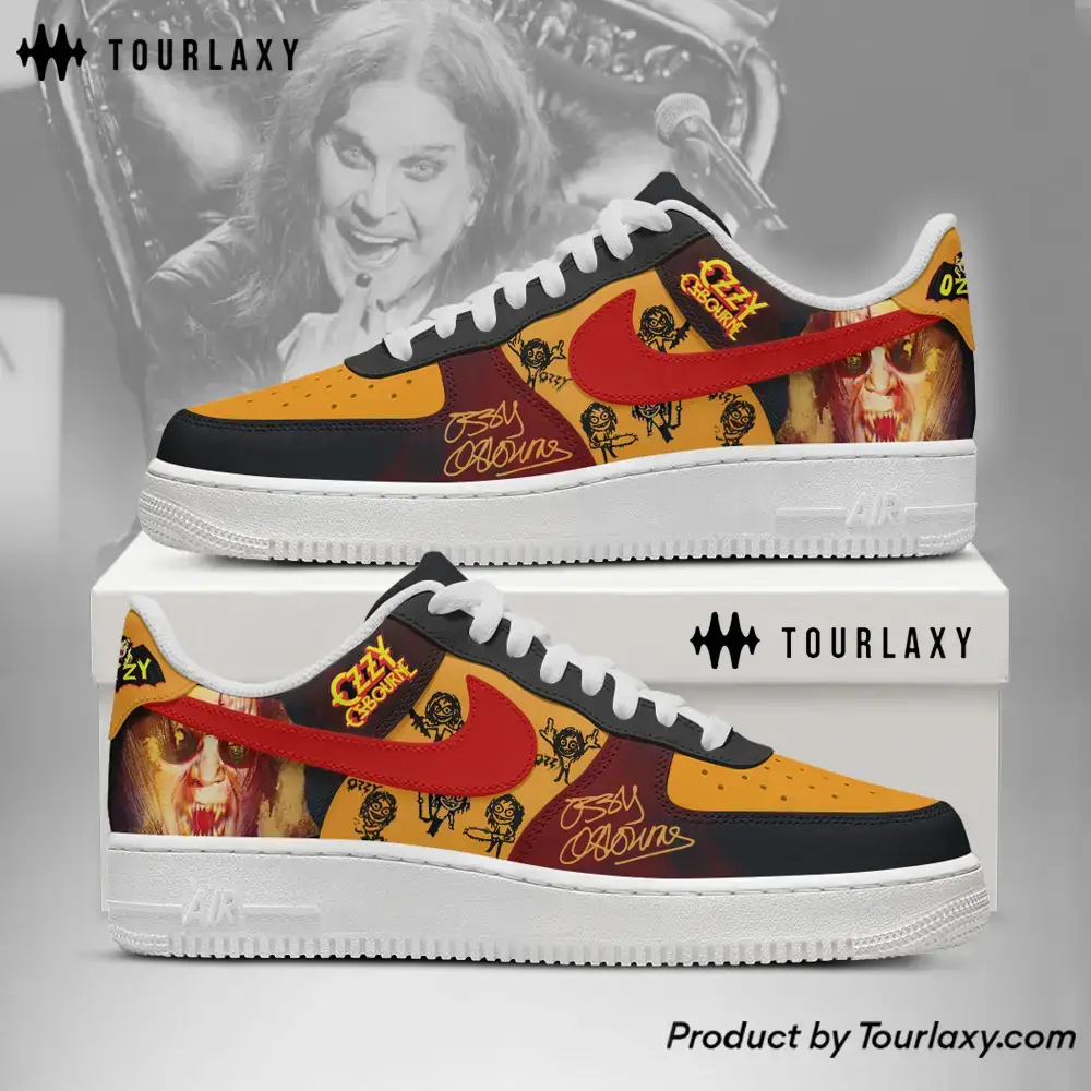 RIP Ozzy Osbourne Air Force 1 Shoes 