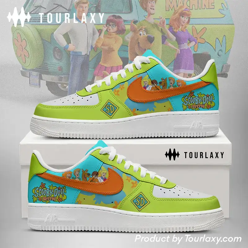 Run Scooby Doo Air Force 1 Shoes 