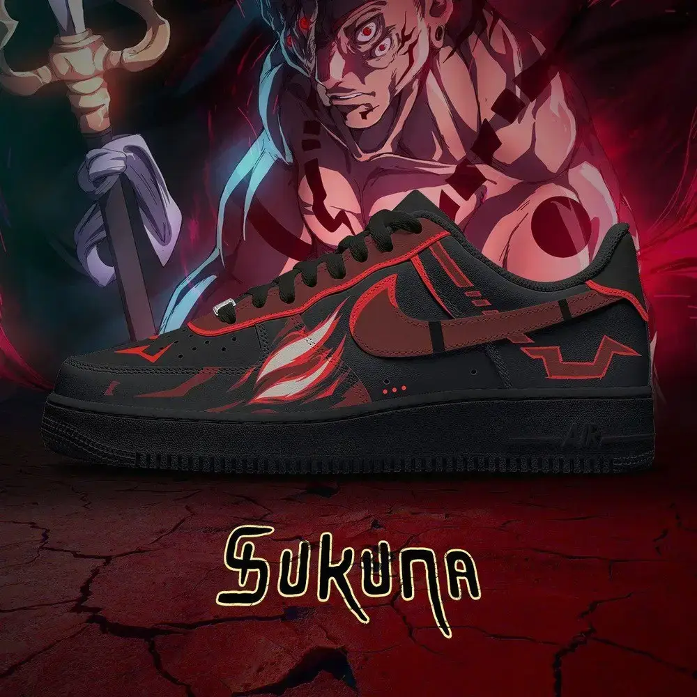 Ryomen Sukuna True Form Jujutsu Kaisen Air Force 1 Shoes