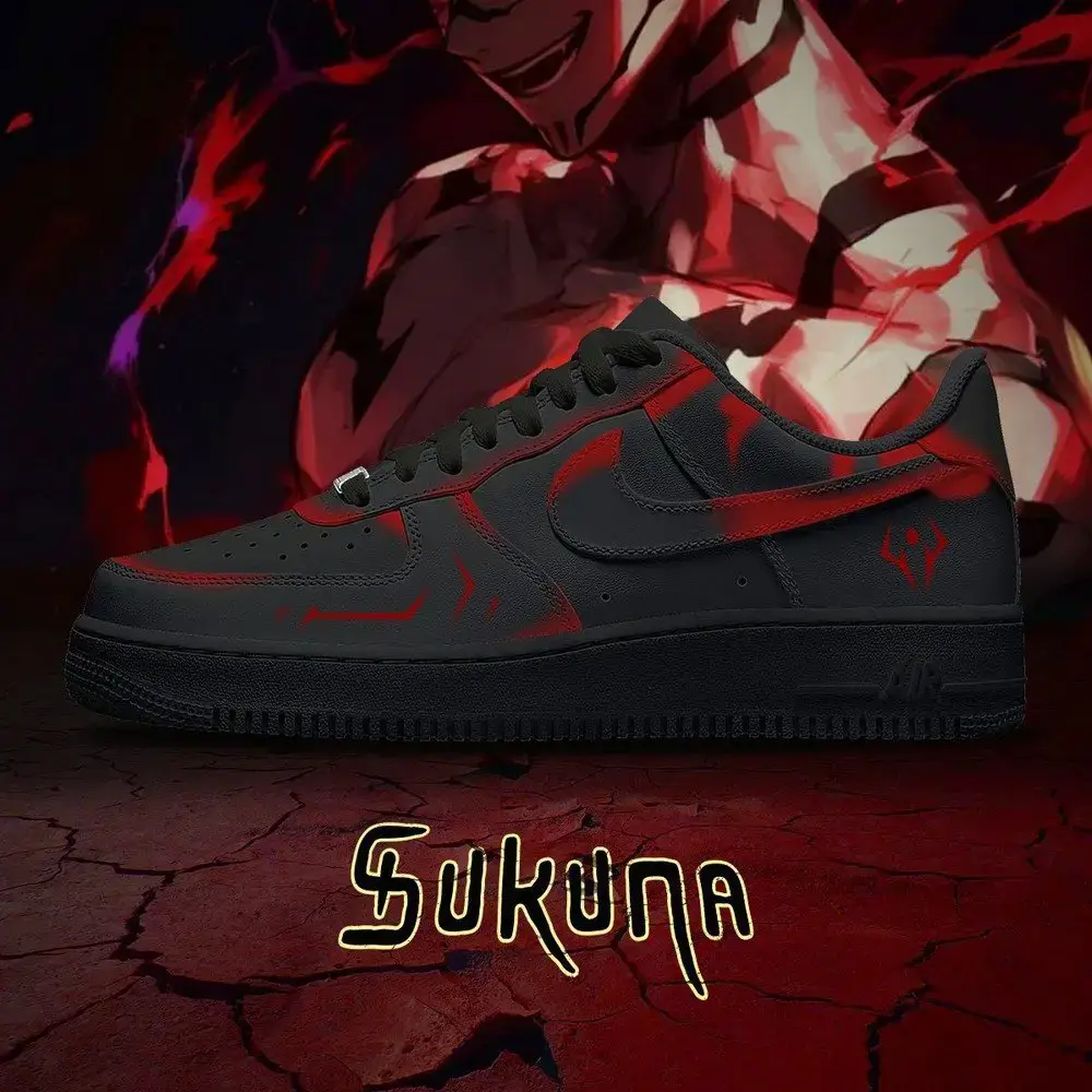 Ryomen Sukuna V.4 Jujutsu Kaisen Air Force 1 Shoes