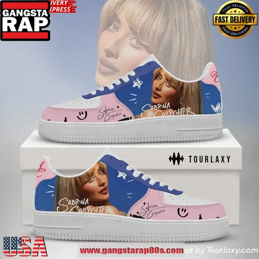 Sabrina Carpenter Live Performance Limited Edition Air Force 1 Sneakers Shoes