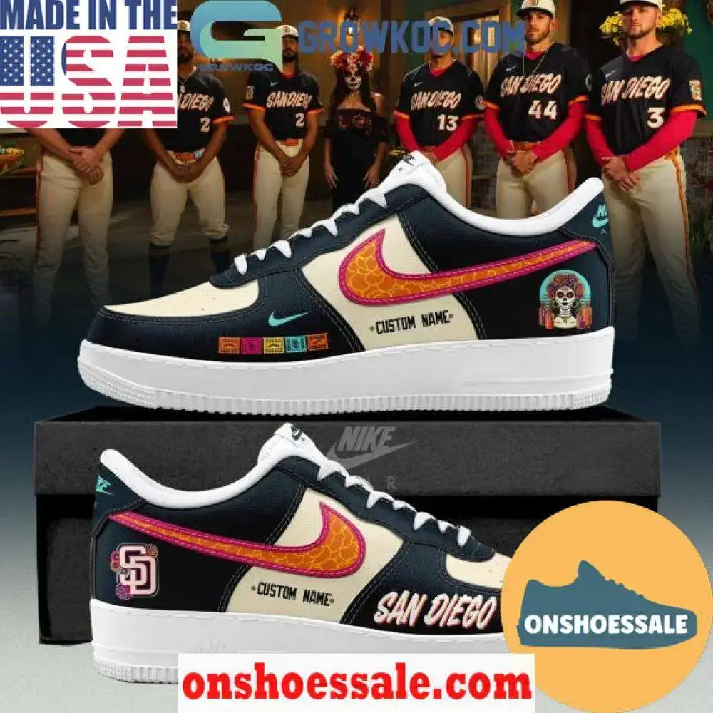 San Diego Padres City Connect New Season 2026 Air Force 1 Shoes, Gift For Fans - Best Gift Shoes