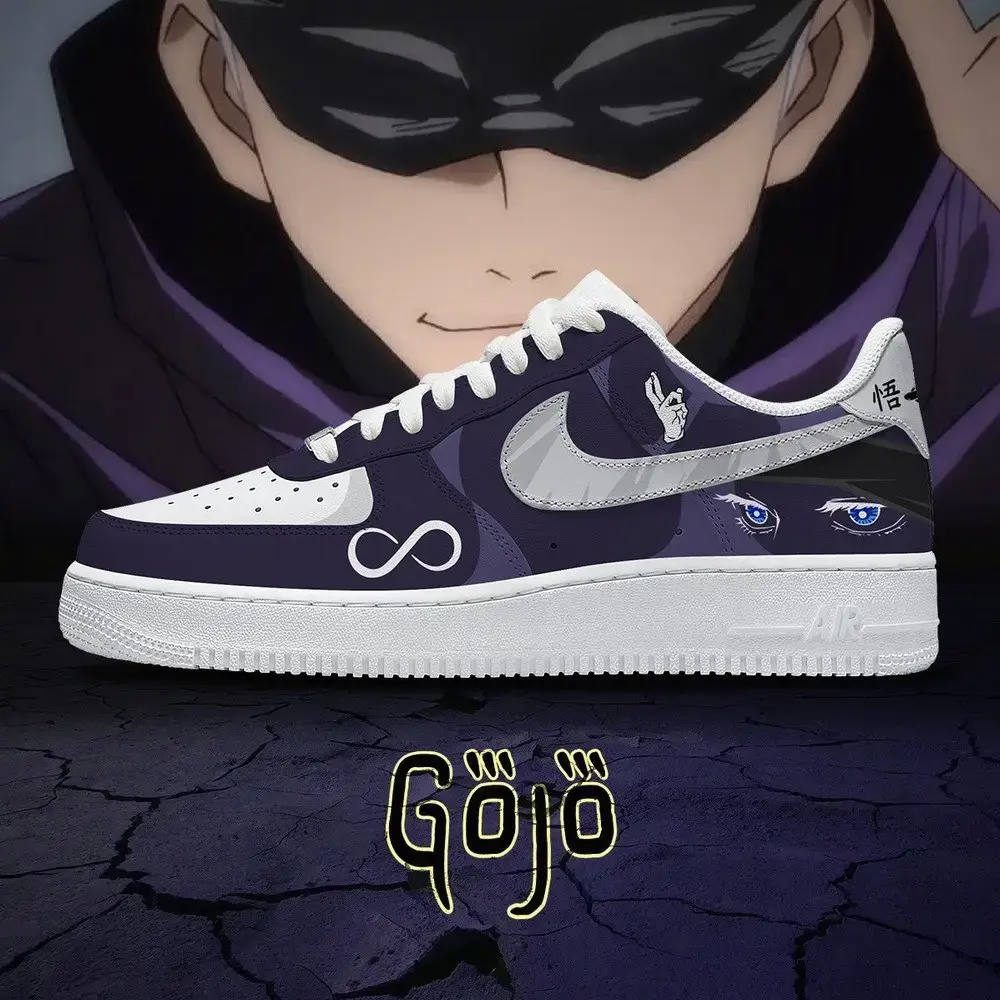 Satoru Gojo Cursed Technique Jujutsu Kaisen Low Top Shoes