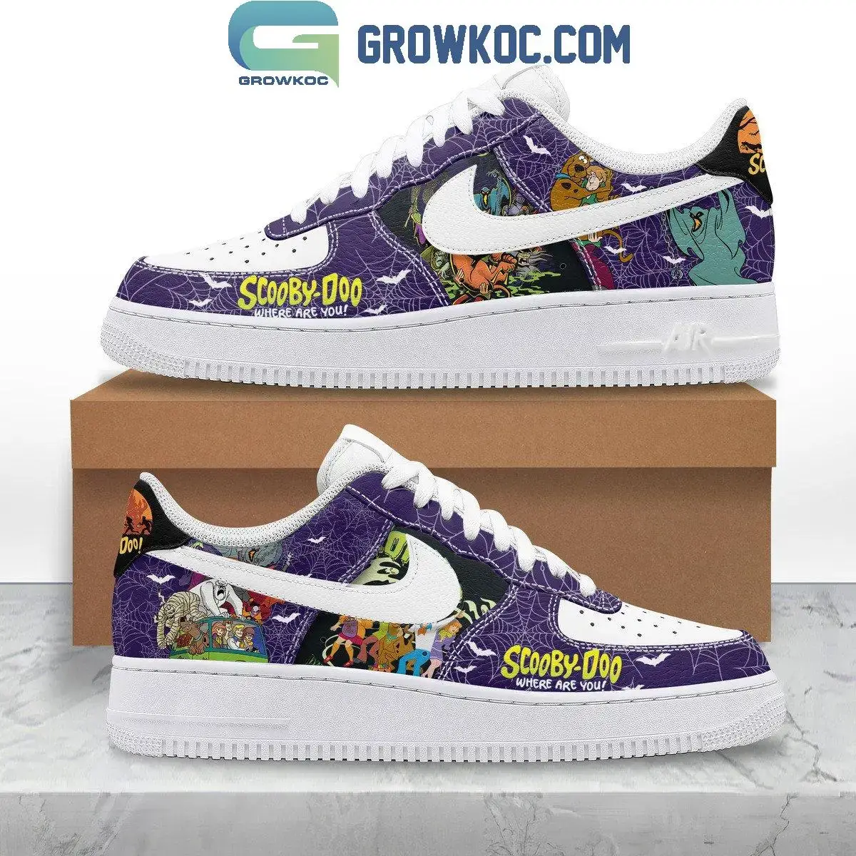 Scooby Doo Where Are You When Halloween Comes Air Force 1 Shoes